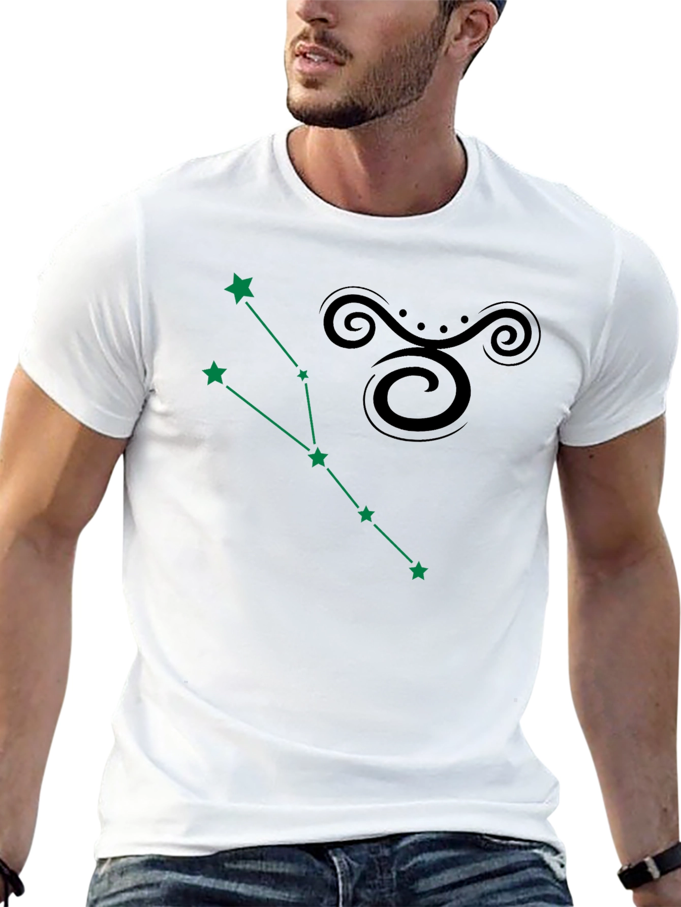 Taurus Constellation Graphic Tee - Stylish Zodiac Shirt