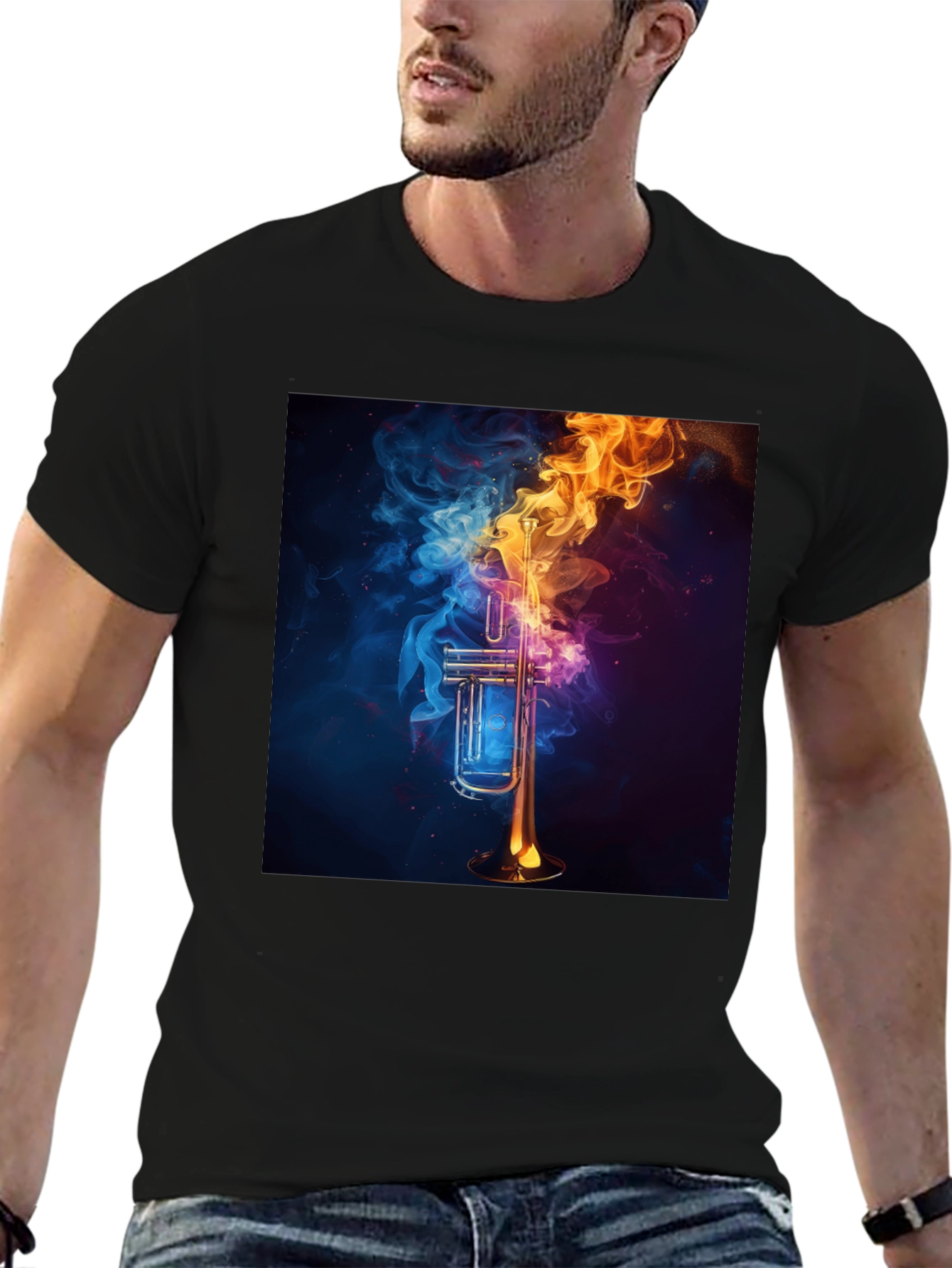 Fiery Trumpet Graphic Tee