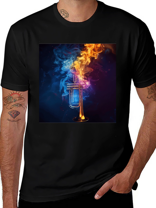 Fiery Trumpet Graphic Tee