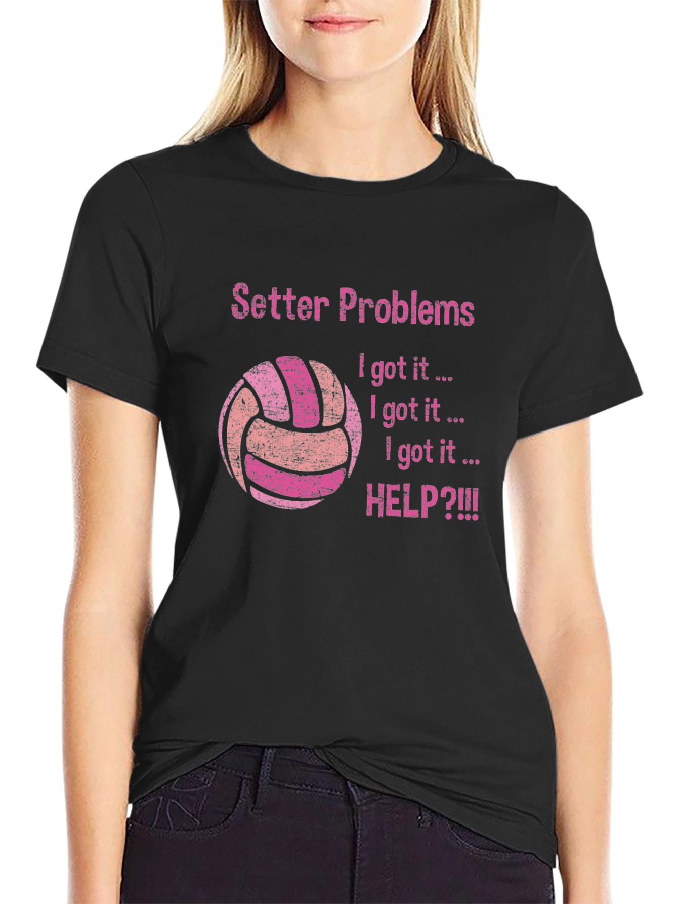 Setter Problems Volleyball Graphic Tee