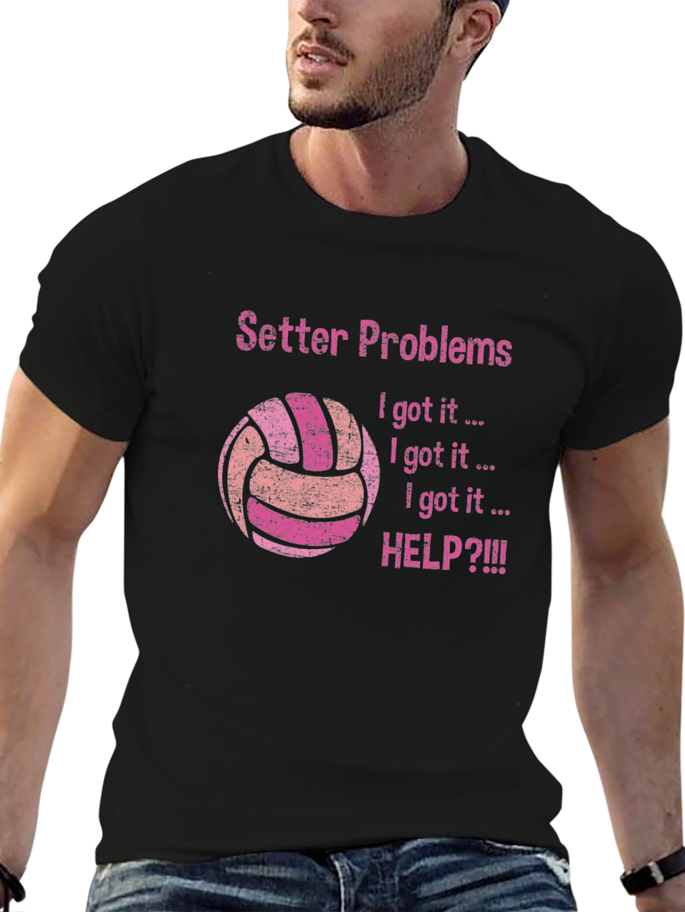 Setter Problems Volleyball Graphic Tee
