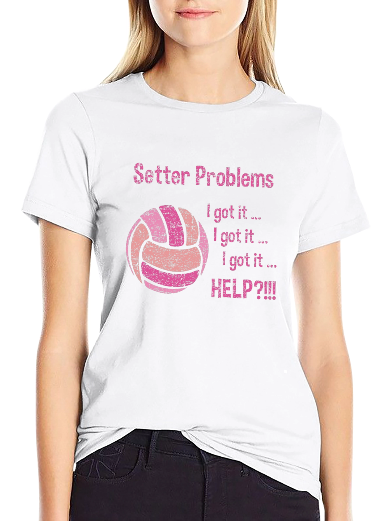 Setter Problems Volleyball Graphic Tee