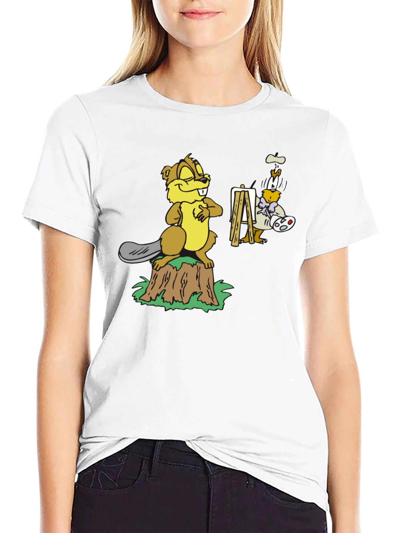Cartoon Beaver T-Shirt
