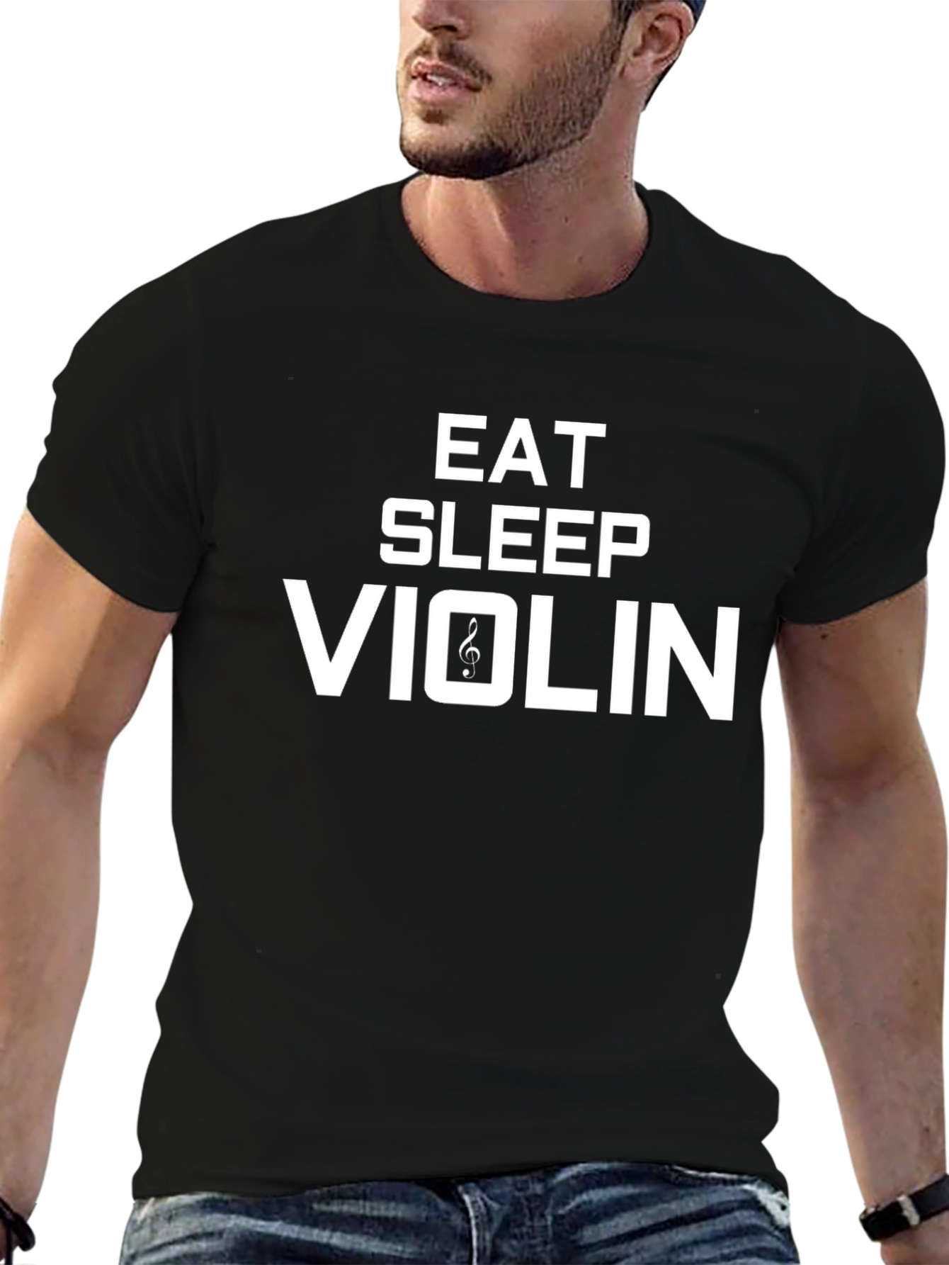 Eat Sleep Violin T-Shirt - Musician Tee