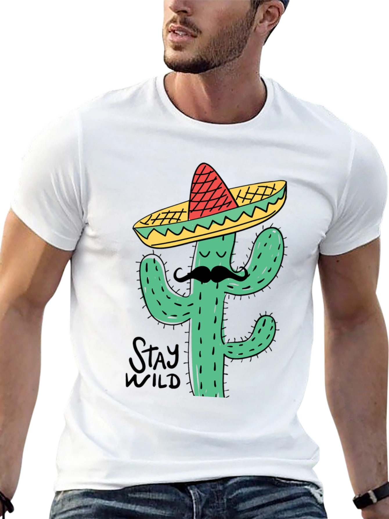 Cactus T-Shirt - Stay Wild Tee