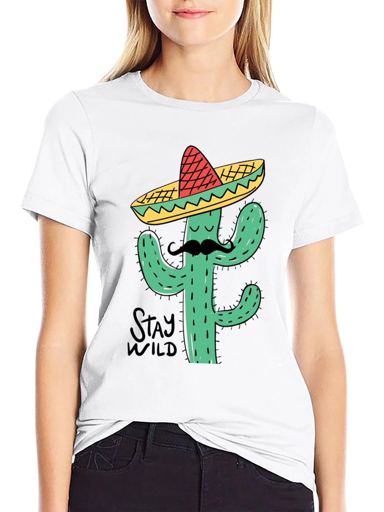 Cactus T-Shirt - Stay Wild Tee