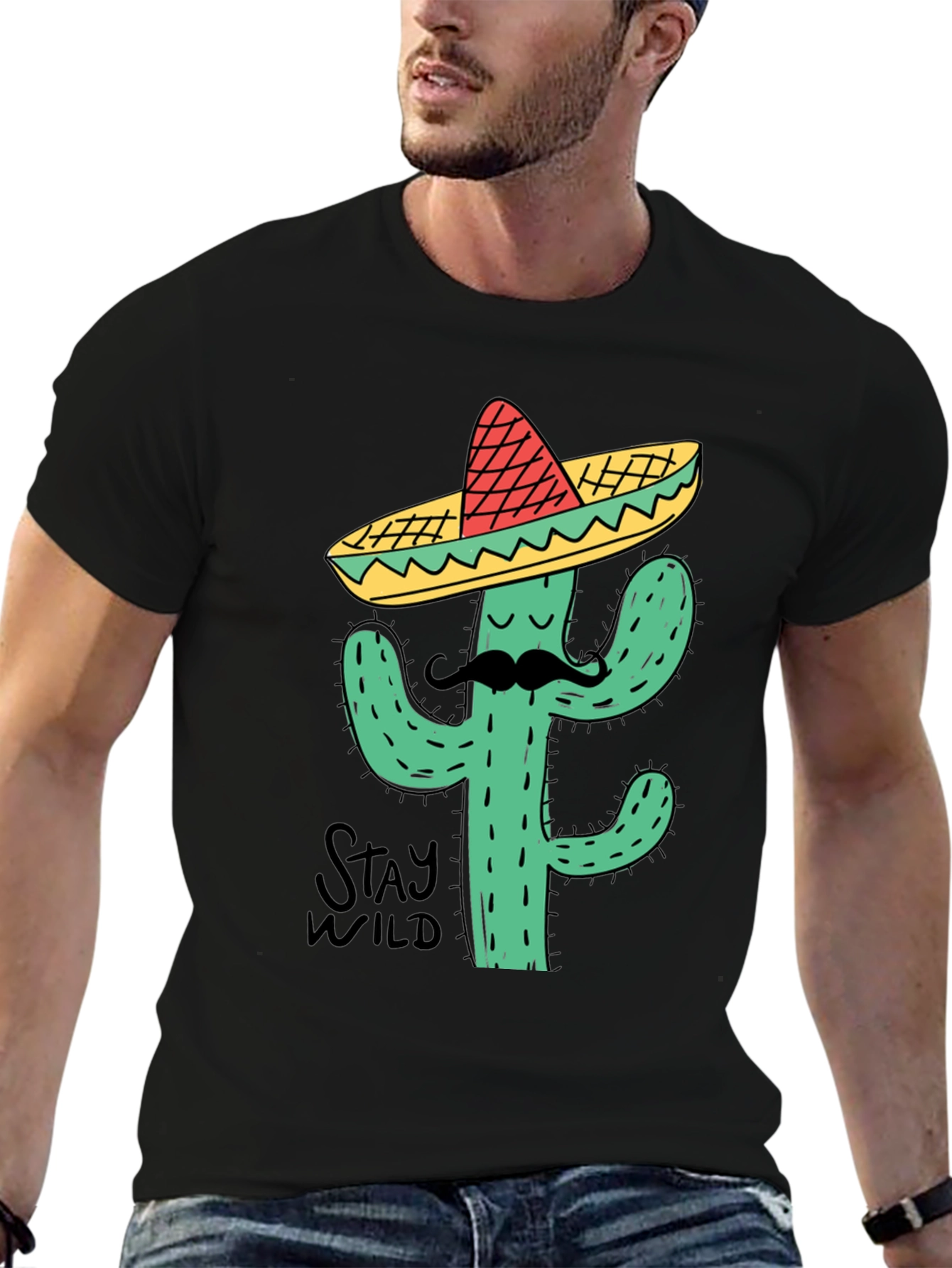 Cactus T-Shirt - Stay Wild Tee