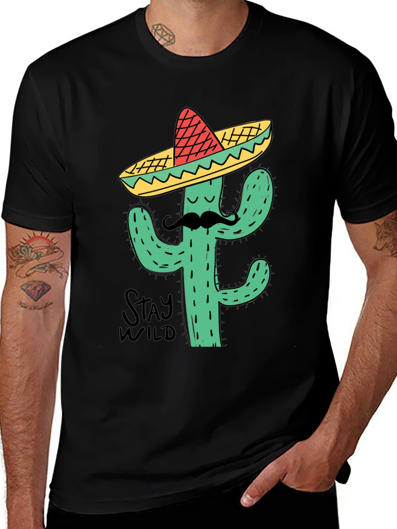 Cactus T-Shirt - Stay Wild Tee