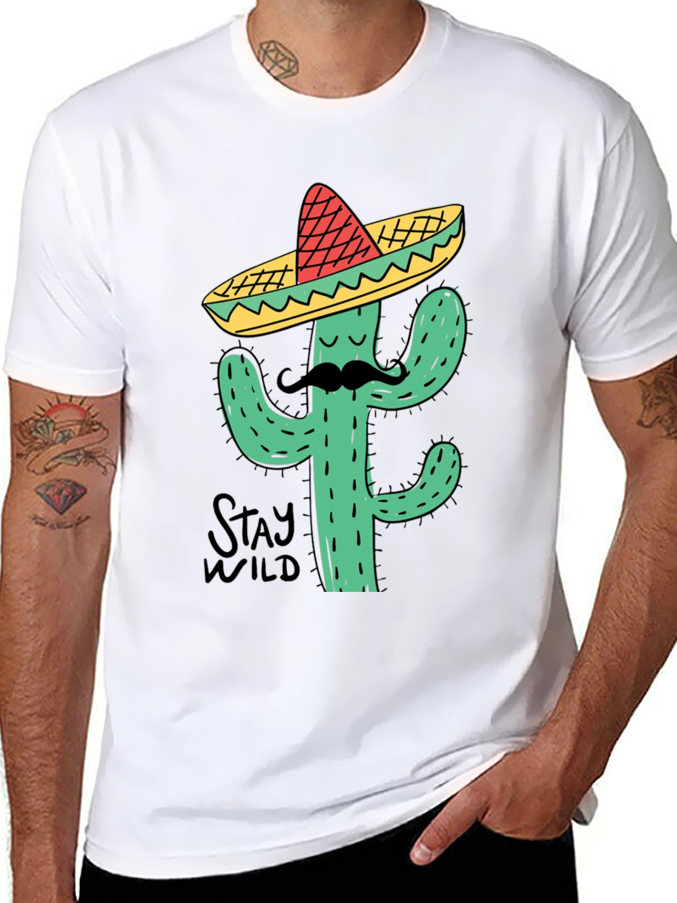 Cactus T-Shirt - Stay Wild Tee