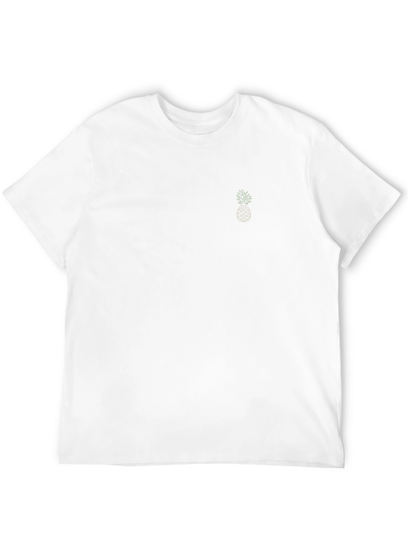 Pineapple Graphic Black T-Shirt
