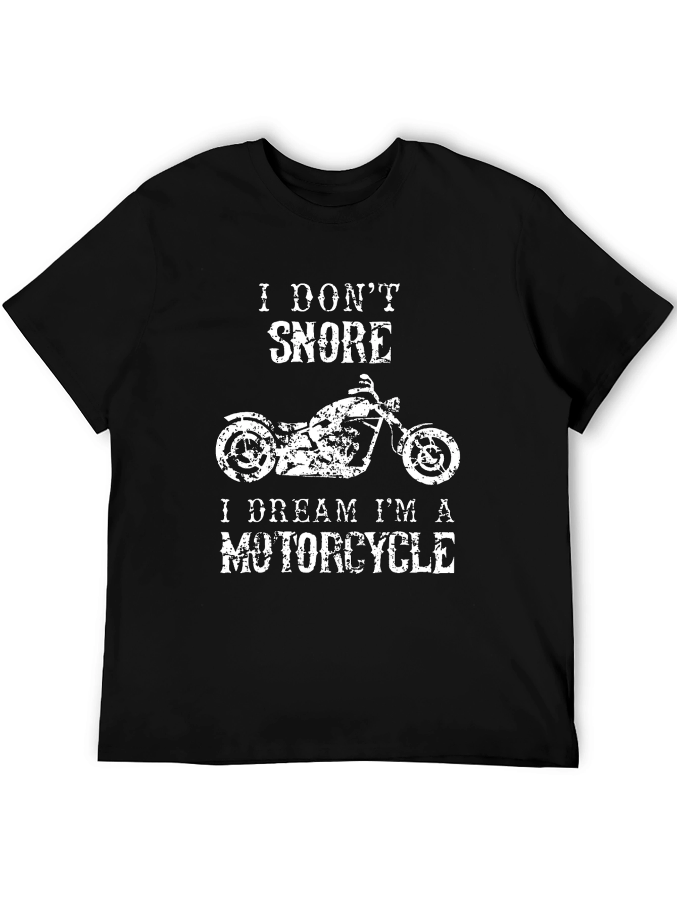 I Dont Snore Motorcycle Graphic Tee