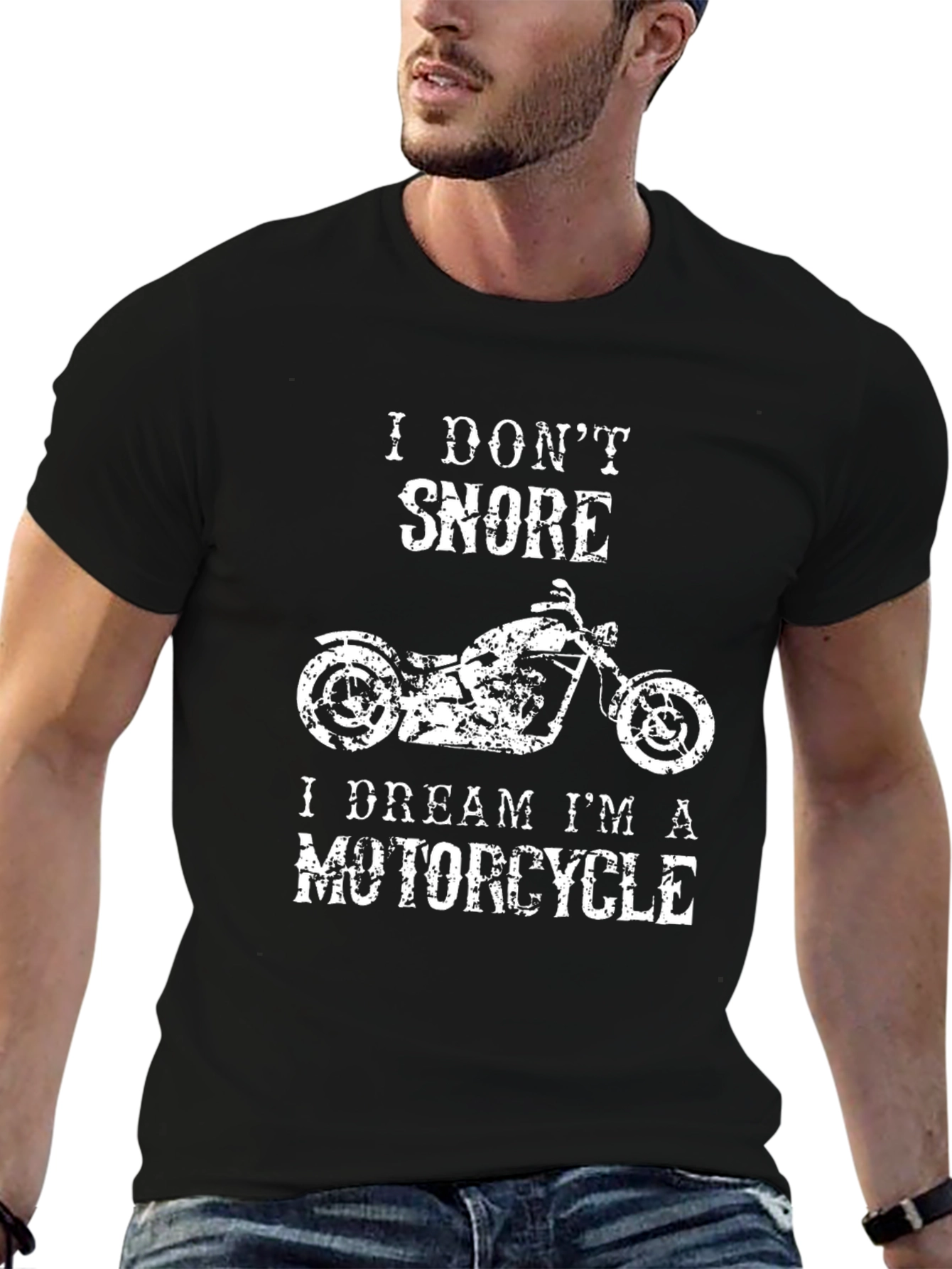 I Dont Snore Motorcycle Graphic Tee