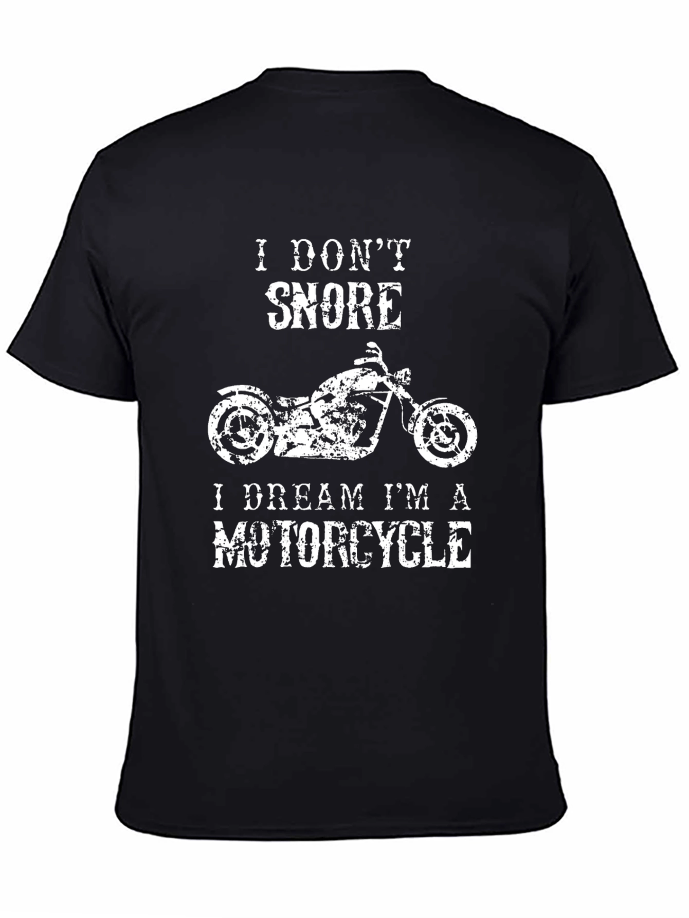 I Dont Snore Motorcycle Graphic Tee