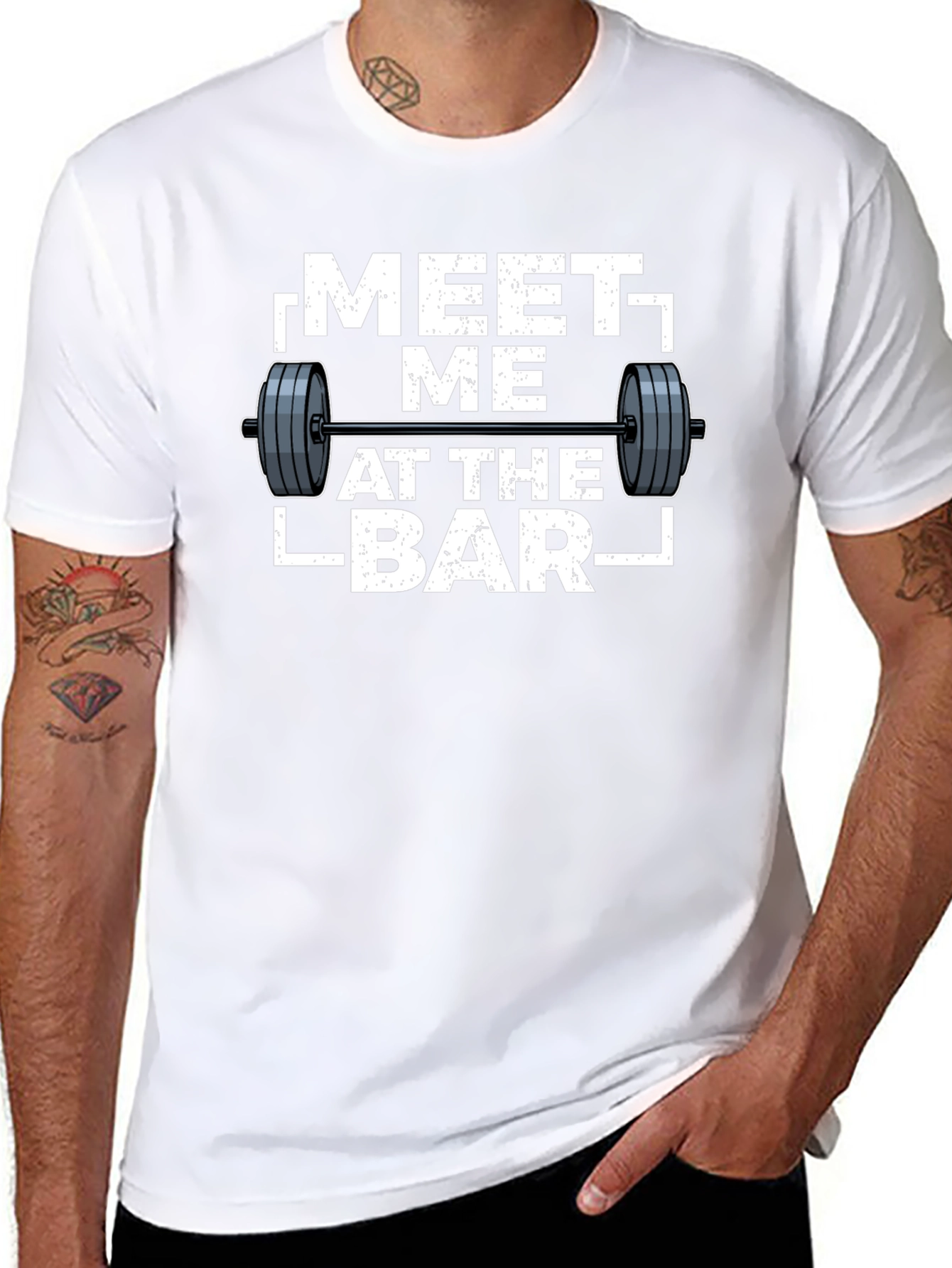 Meet Me at the Bar Weightlifting T-Shirt