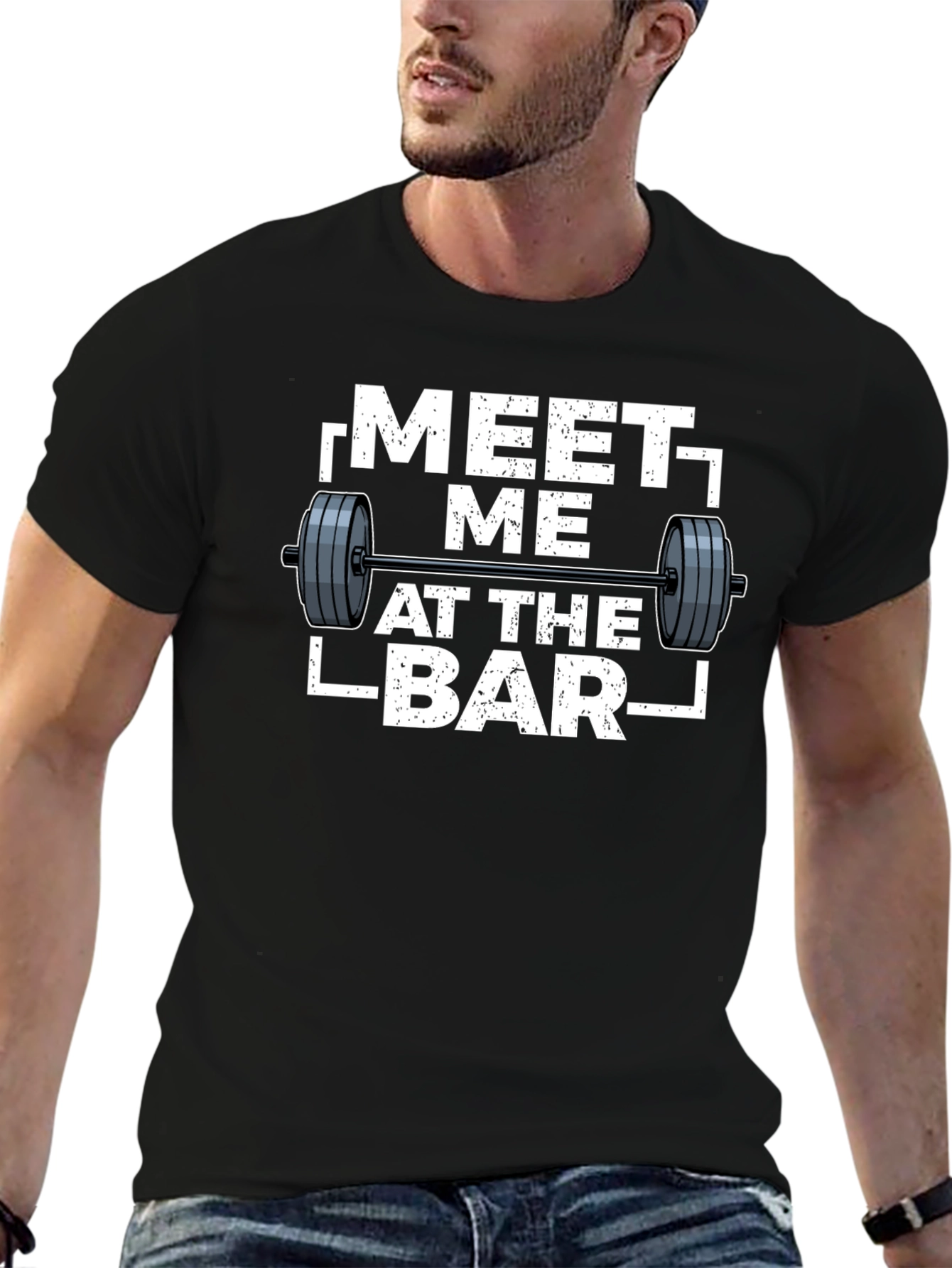 Meet Me at the Bar Weightlifting T-Shirt