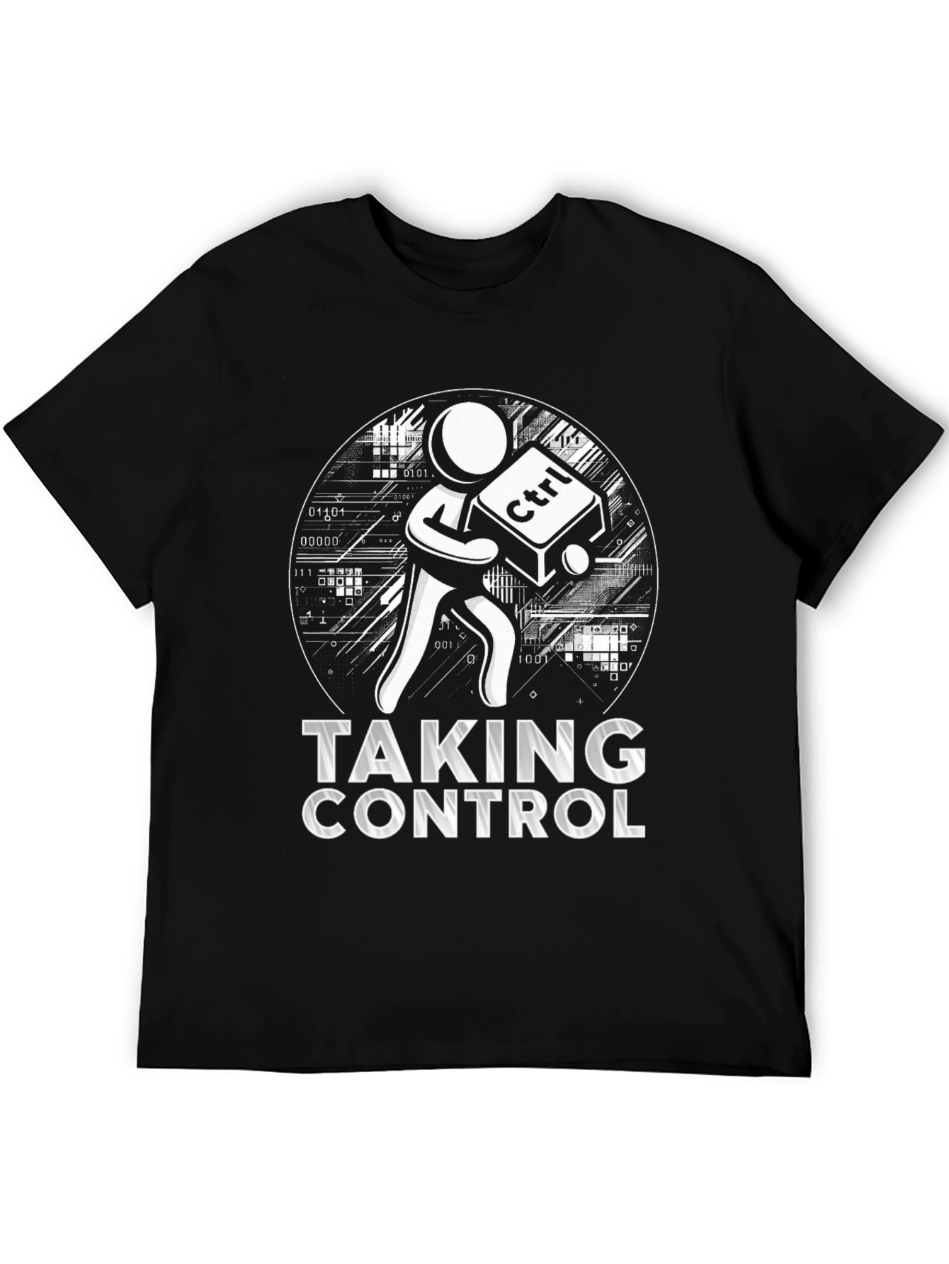 Taking Control T-Shirt - Black