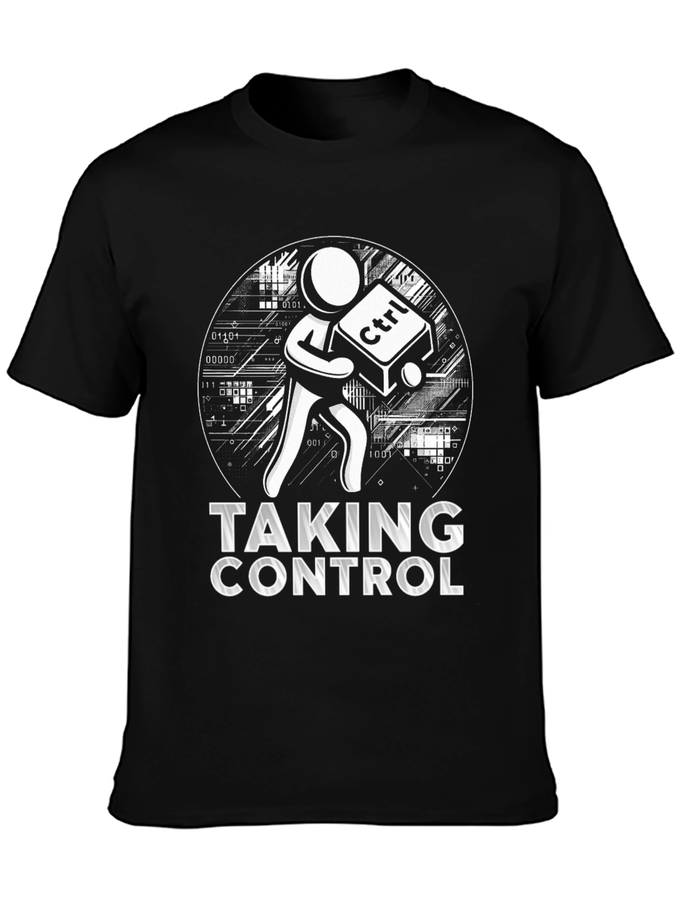 Taking Control T-Shirt - Black
