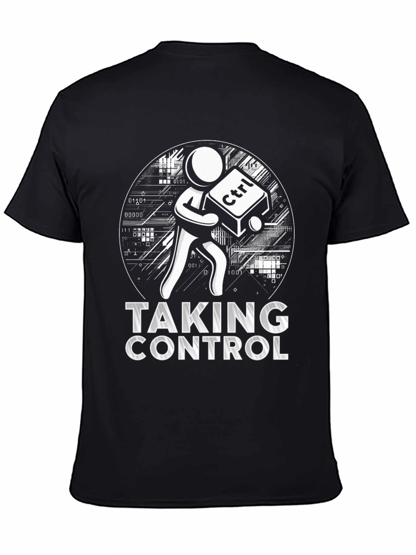 Taking Control T-Shirt - Black