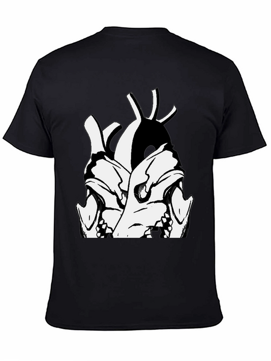 Skull Heart Graphic Black T-Shirt