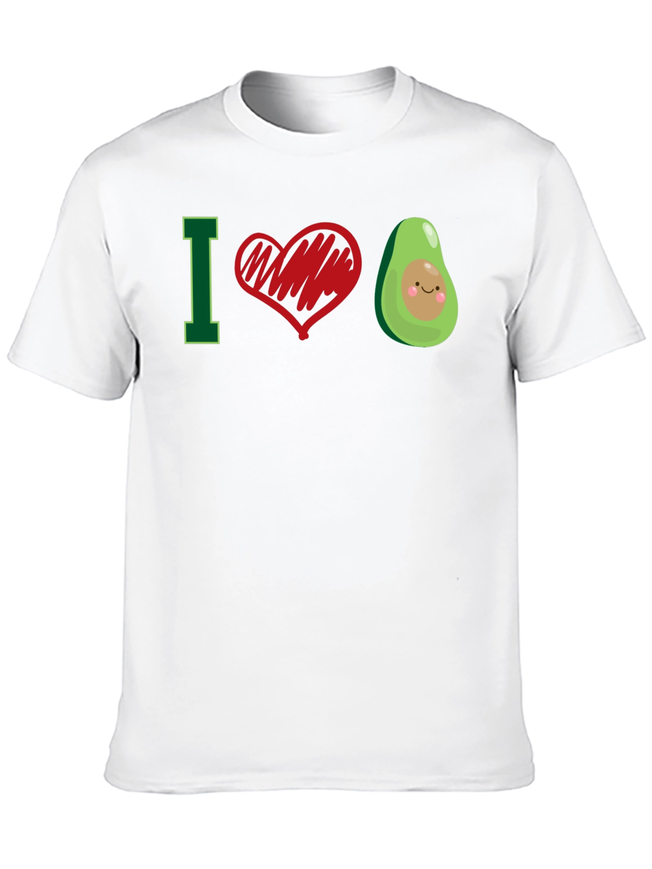 I Love Avocado T-Shirt - Cute Graphic Tee