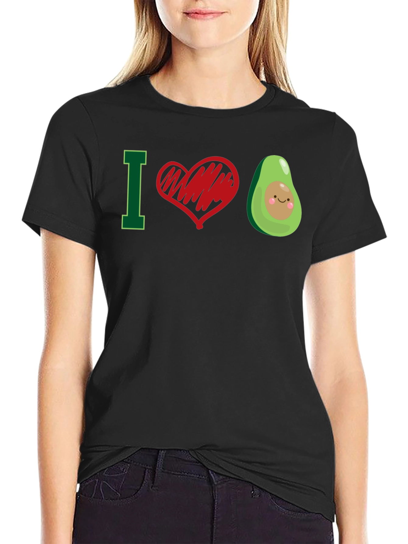 I Love Avocado T-Shirt - Cute Graphic Tee