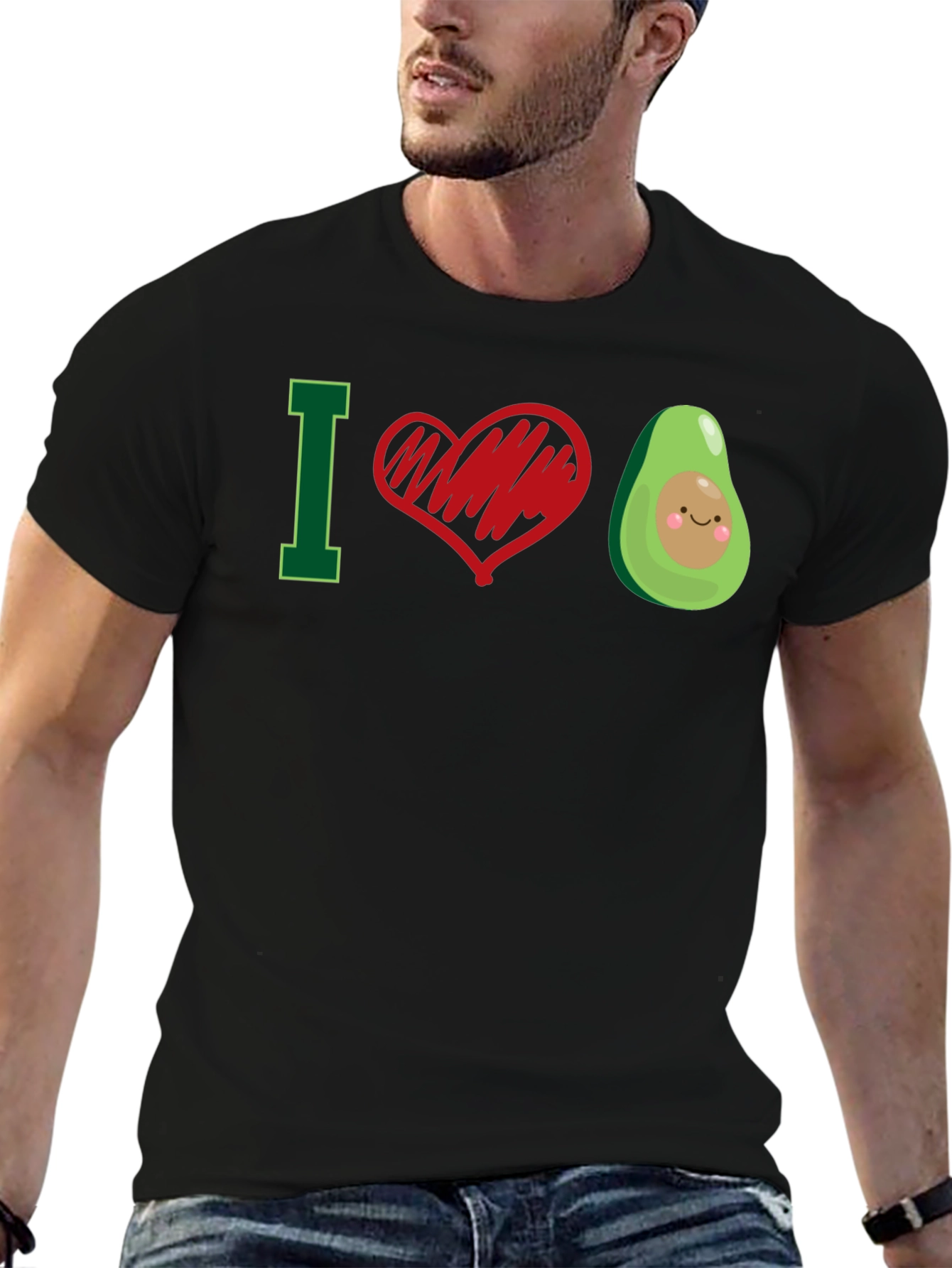I Love Avocado T-Shirt - Cute Graphic Tee