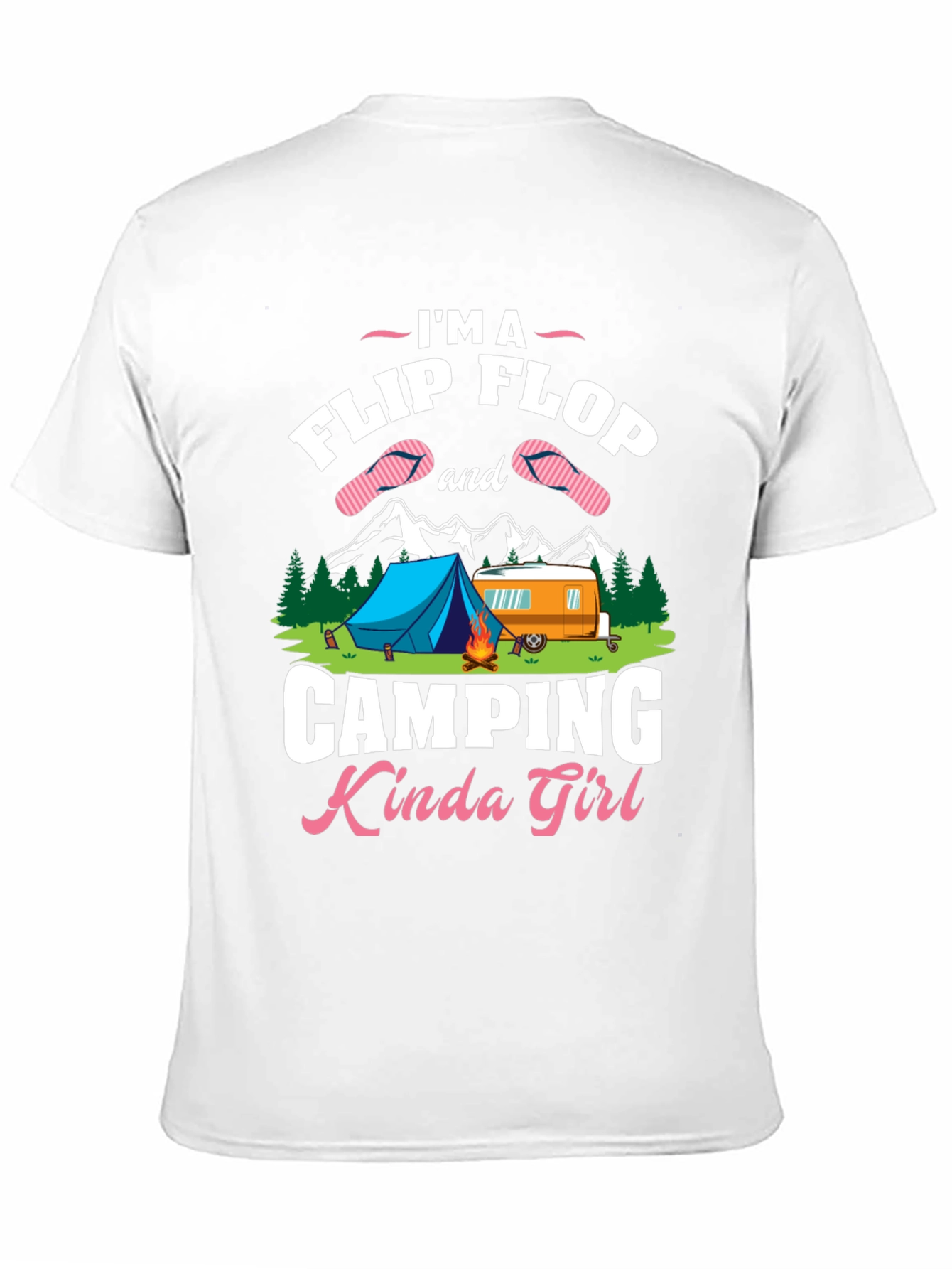 Camping Kinda Girl Graphic T-Shirt