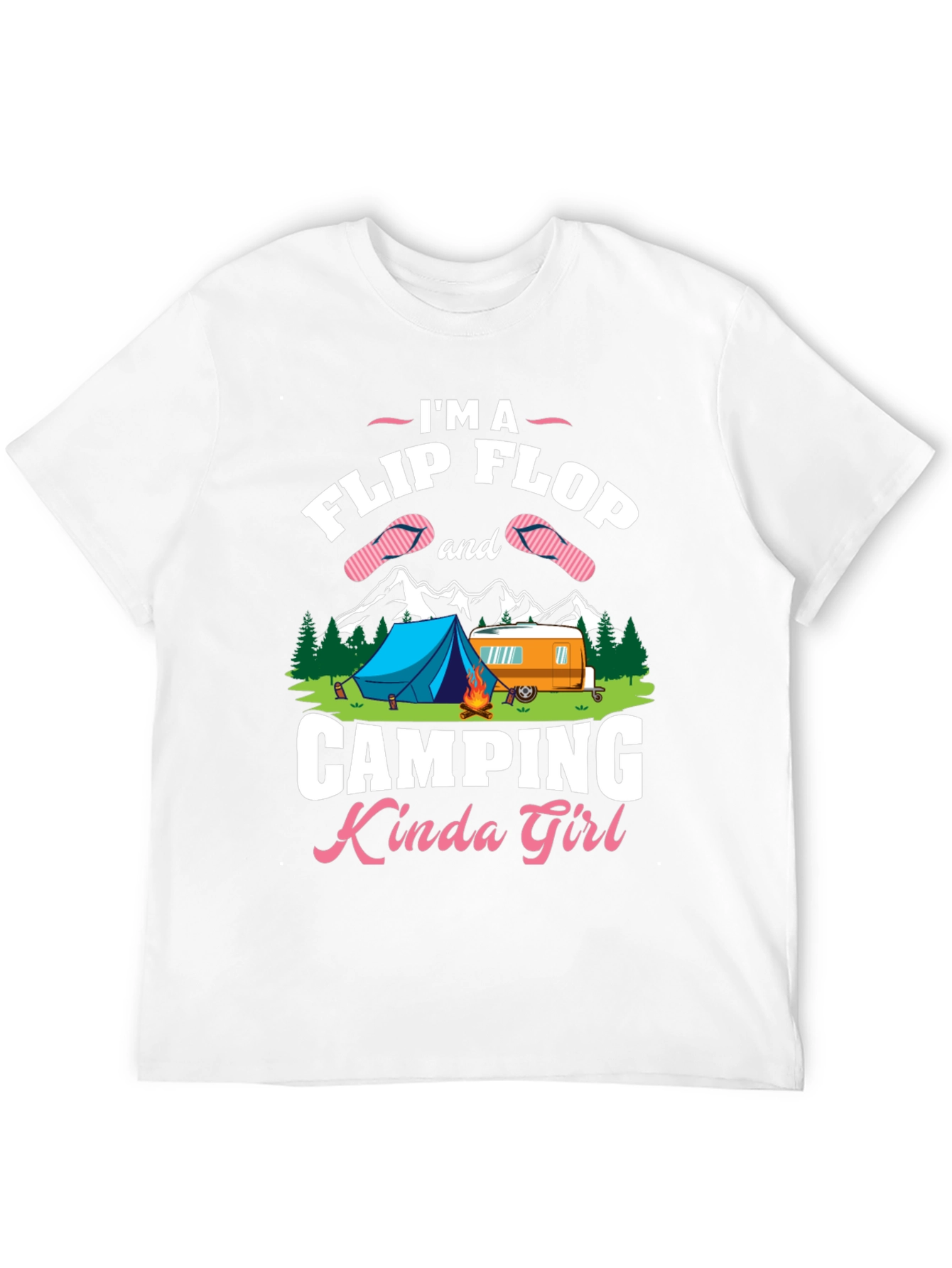 Camping Kinda Girl Graphic T-Shirt