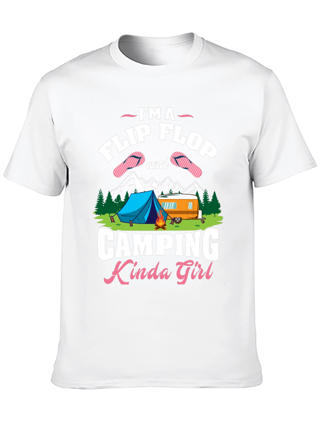 Camping Kinda Girl Graphic T-Shirt