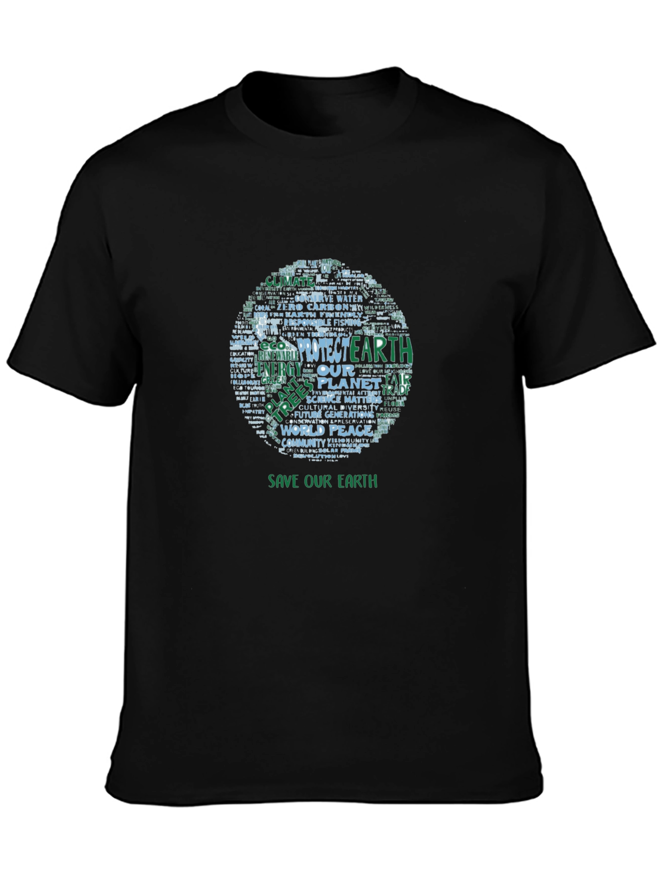 Protect Earth Black T-Shirt