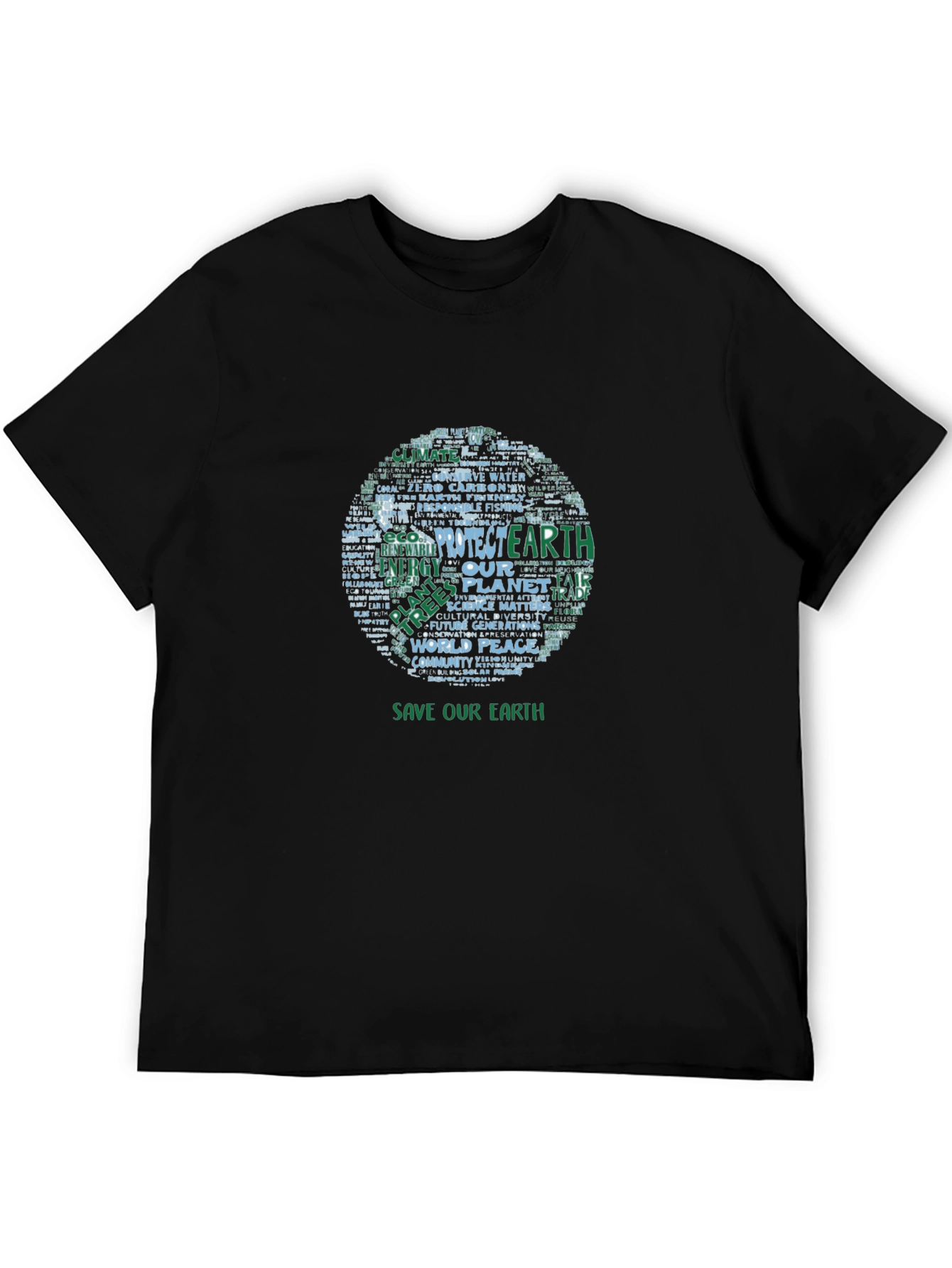 Protect Earth Black T-Shirt