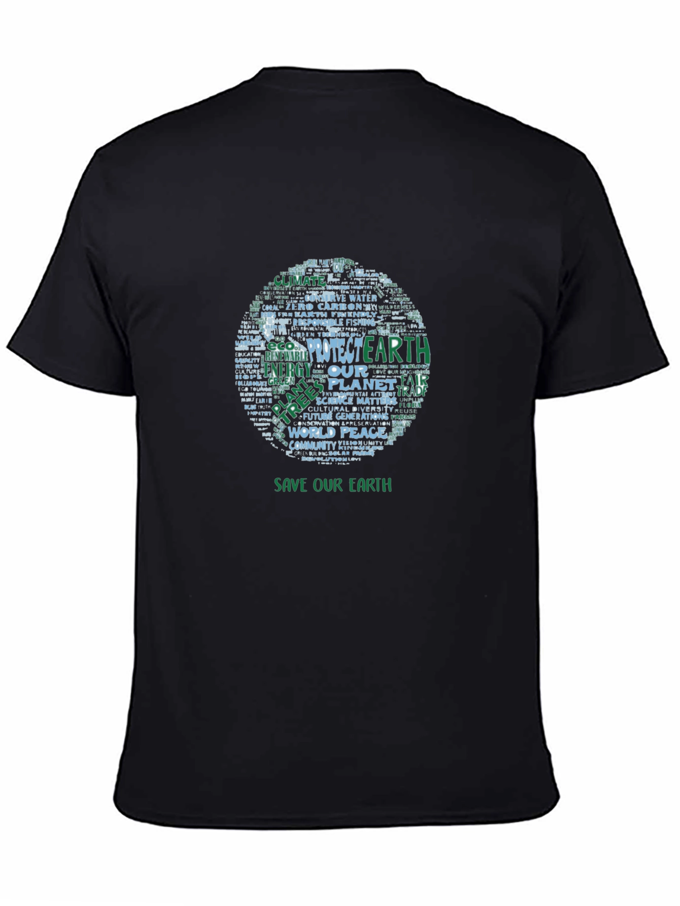 Protect Earth Black T-Shirt