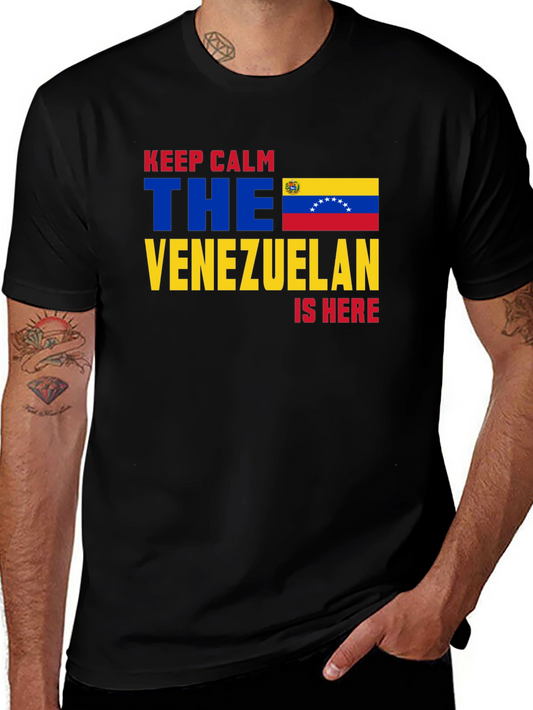 Venezuelan Pride T-Shirt - Keep Calm & Show Your Colors!