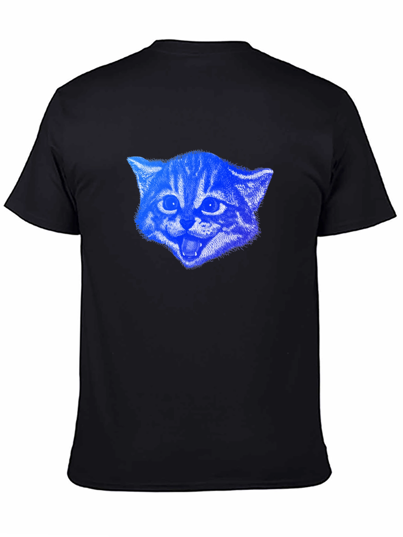 Cool Cat Graphic Black T-Shirt