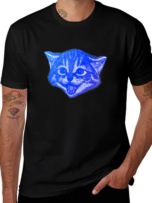 Cool Cat Graphic Black T-Shirt