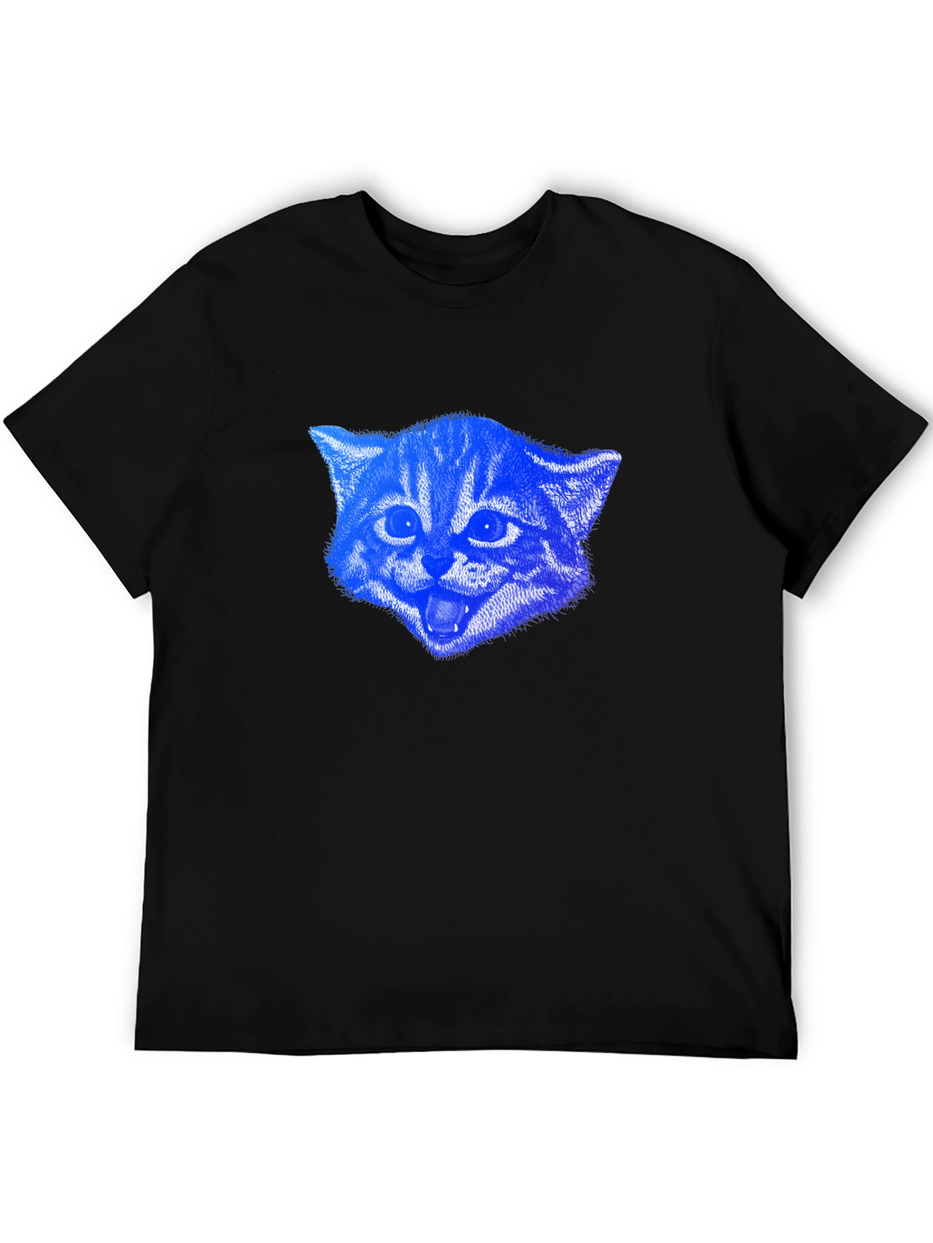 Cool Cat Graphic Black T-Shirt
