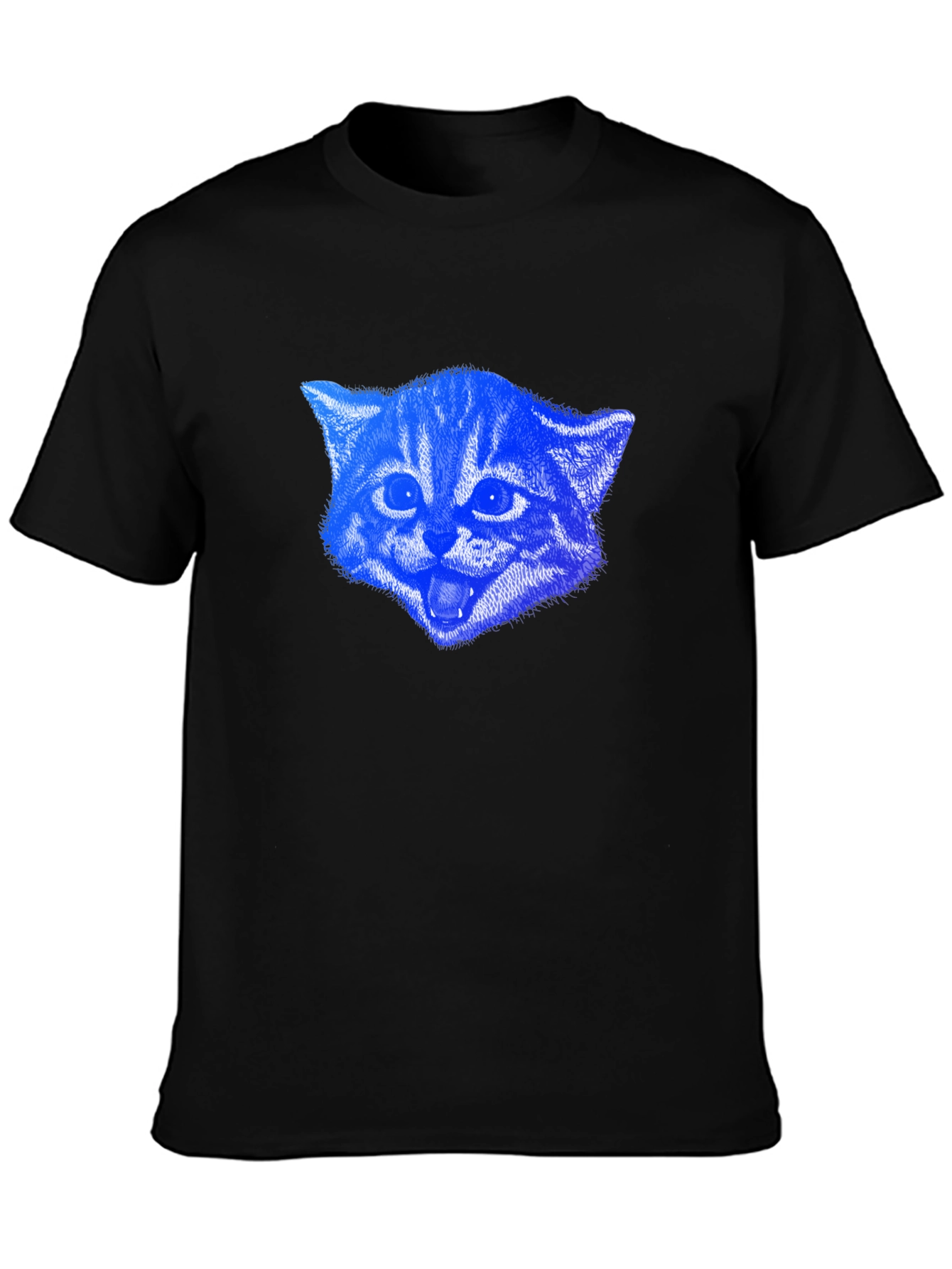 Cool Cat Graphic Black T-Shirt