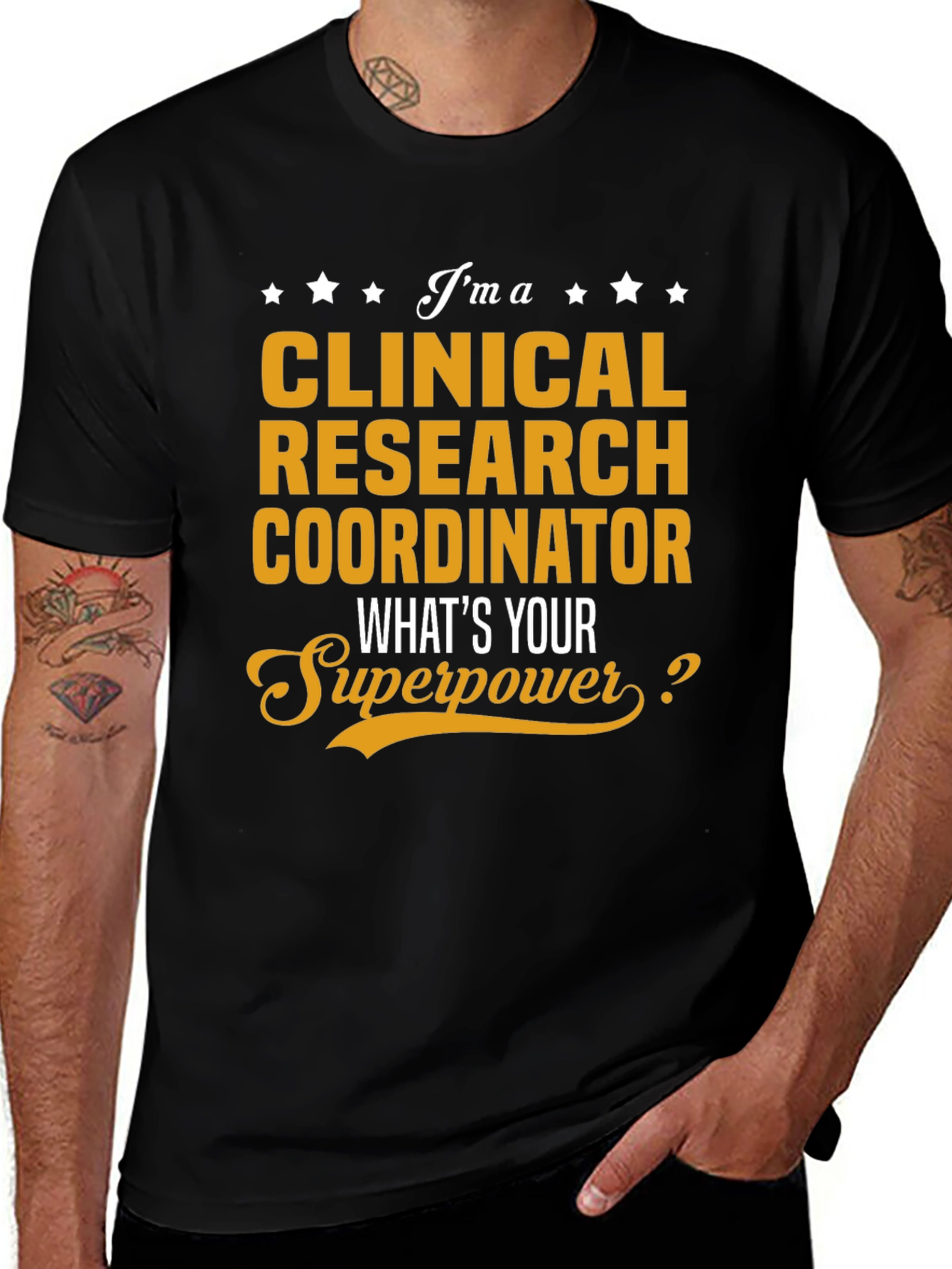 Clinical Research Coordinator Superpower T-Shirt