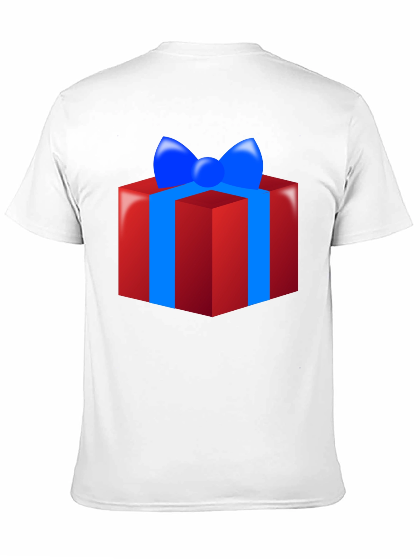 Festive Gift Graphic Black T-Shirt