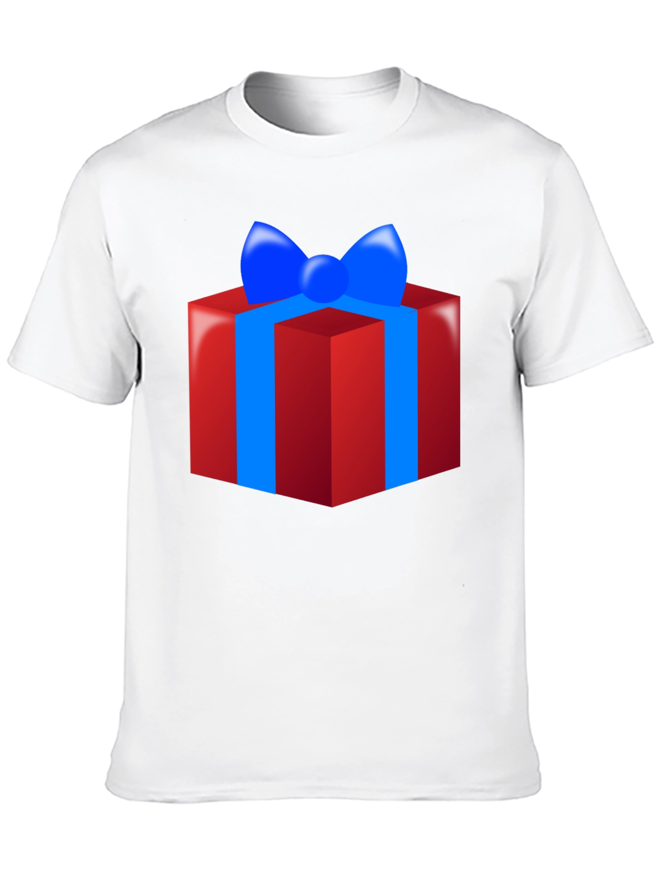 Festive Gift Graphic Black T-Shirt