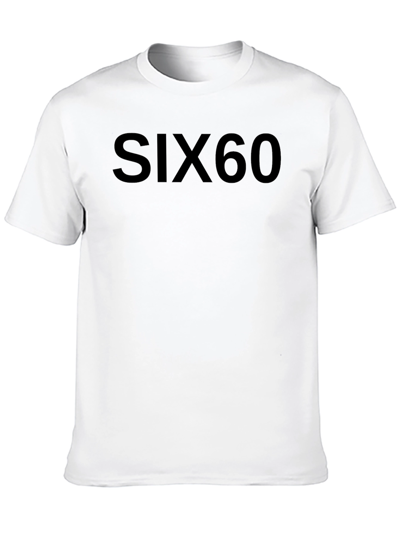 SIX60 Black T-Shirt - Classic Band Tee