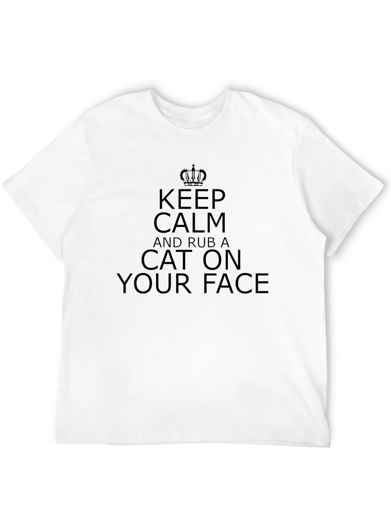 Keep Calm Cat Face T-Shirt