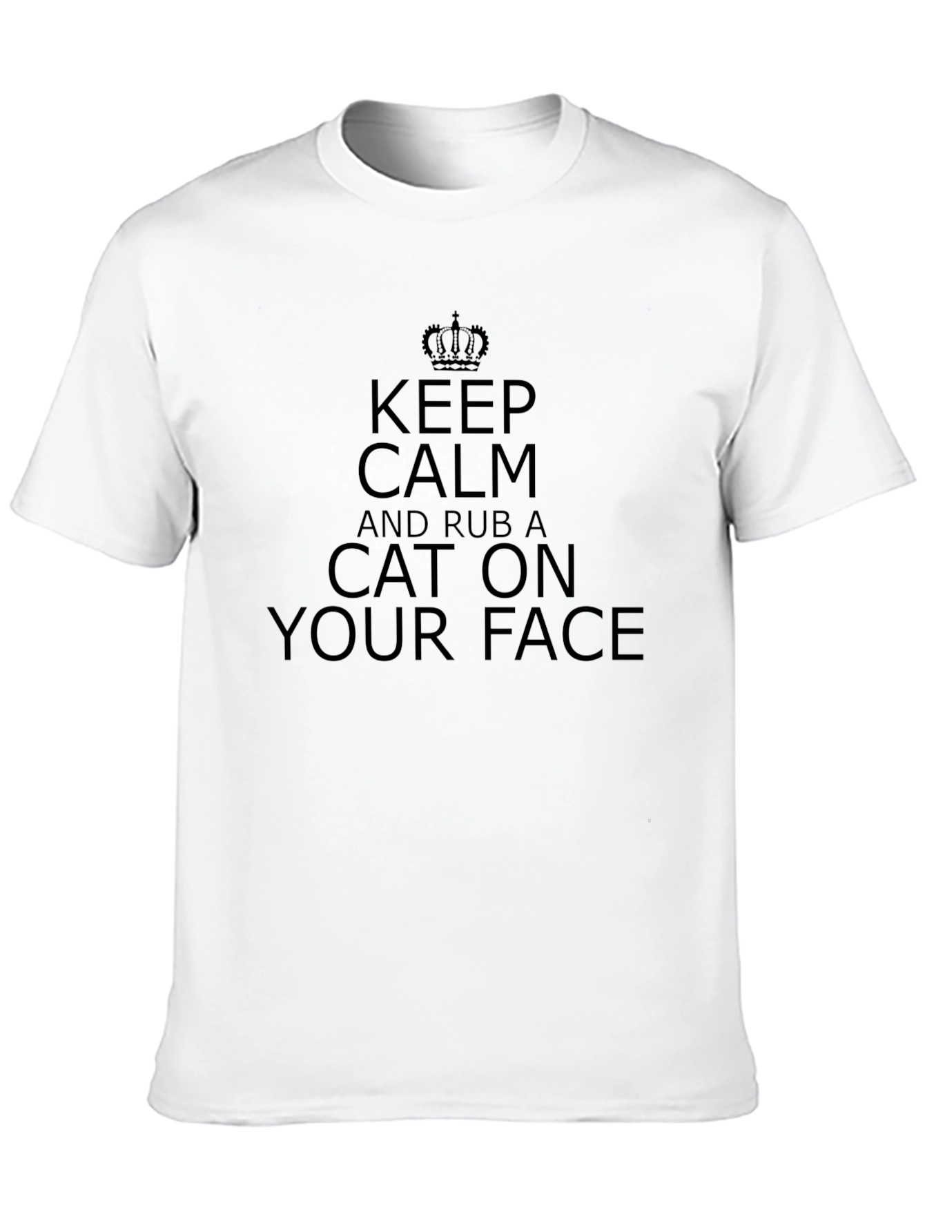 Keep Calm Cat Face T-Shirt