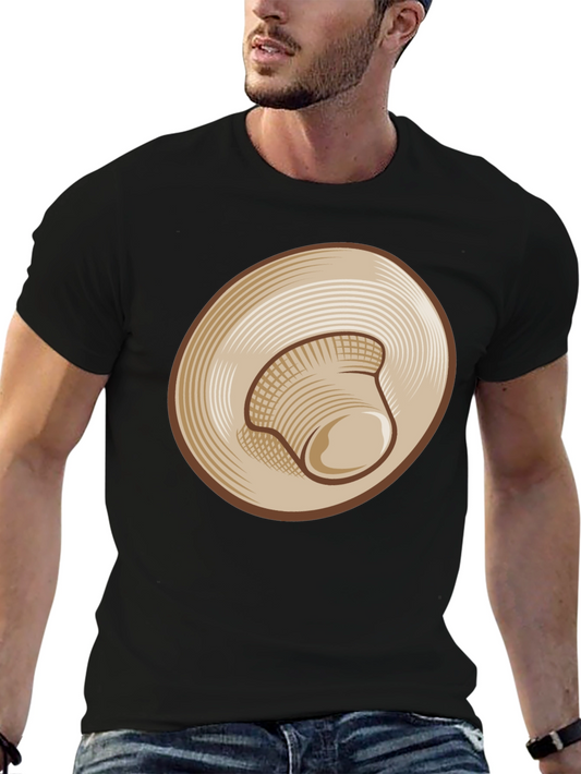 Mushroom Graphic Print T-Shirt - Stylish Casual Tee