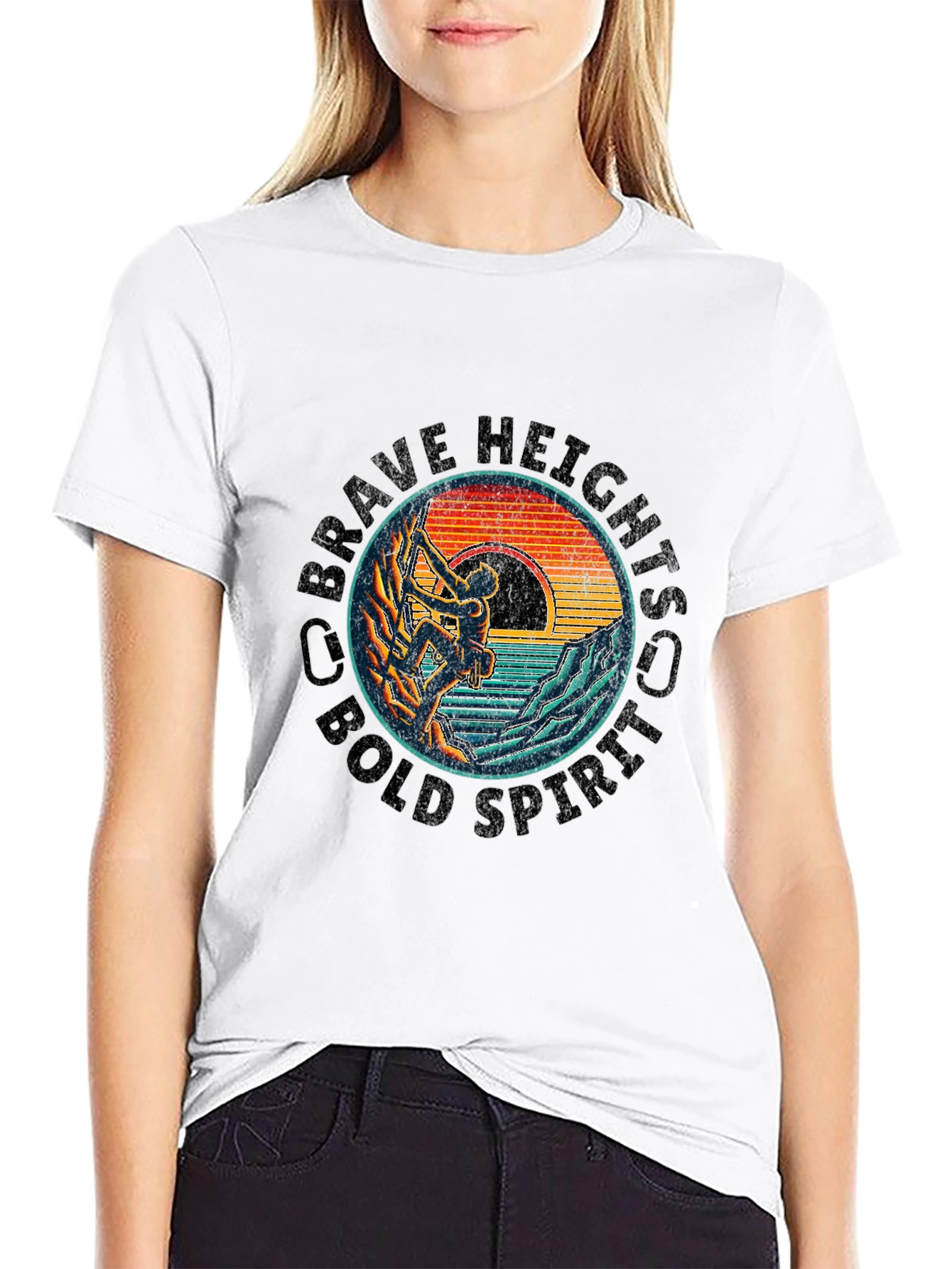 Brave Heights Climbing Graphic Tee