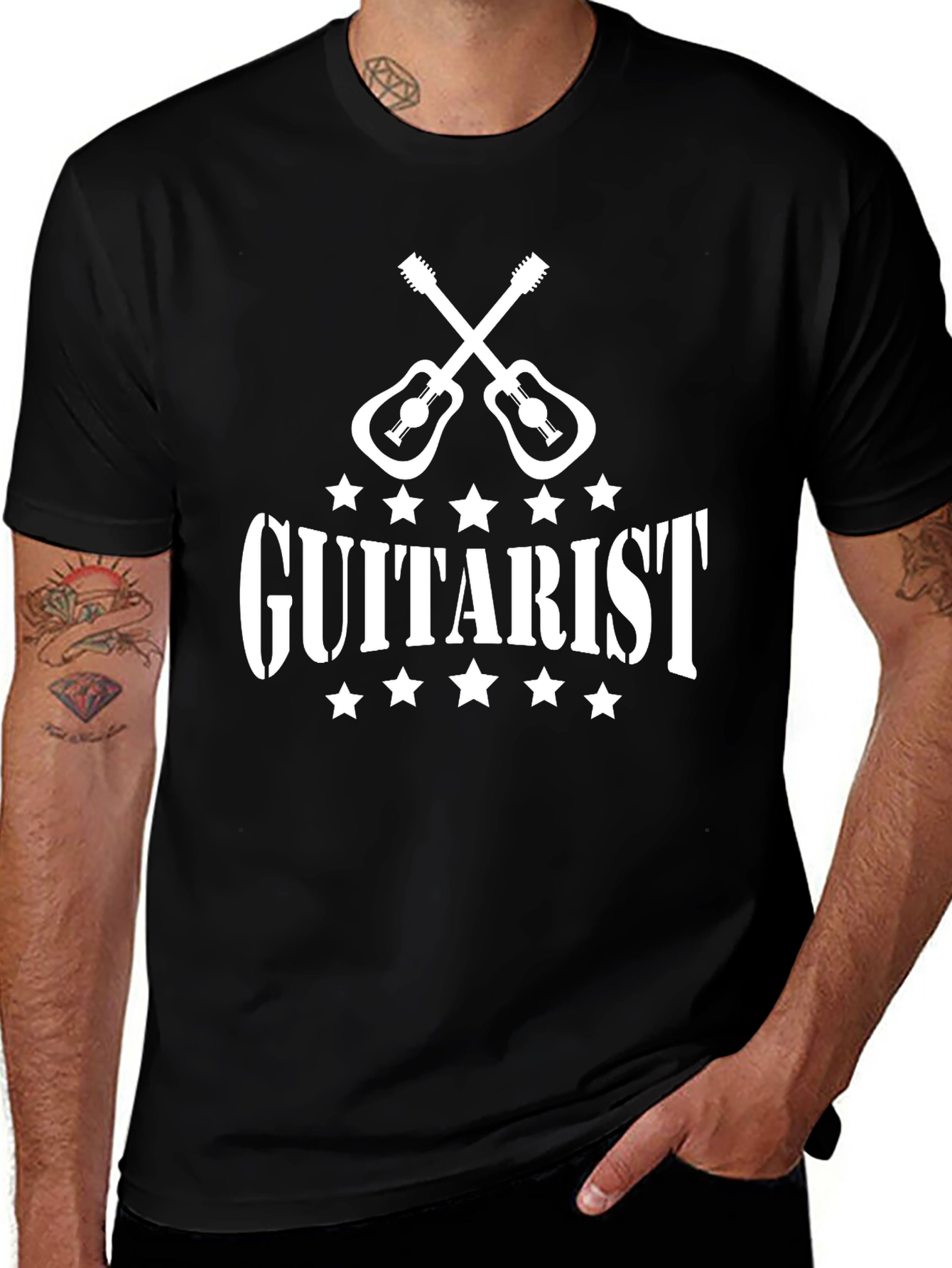Guitarist Graphic Tee - Music Lover T-Shirt