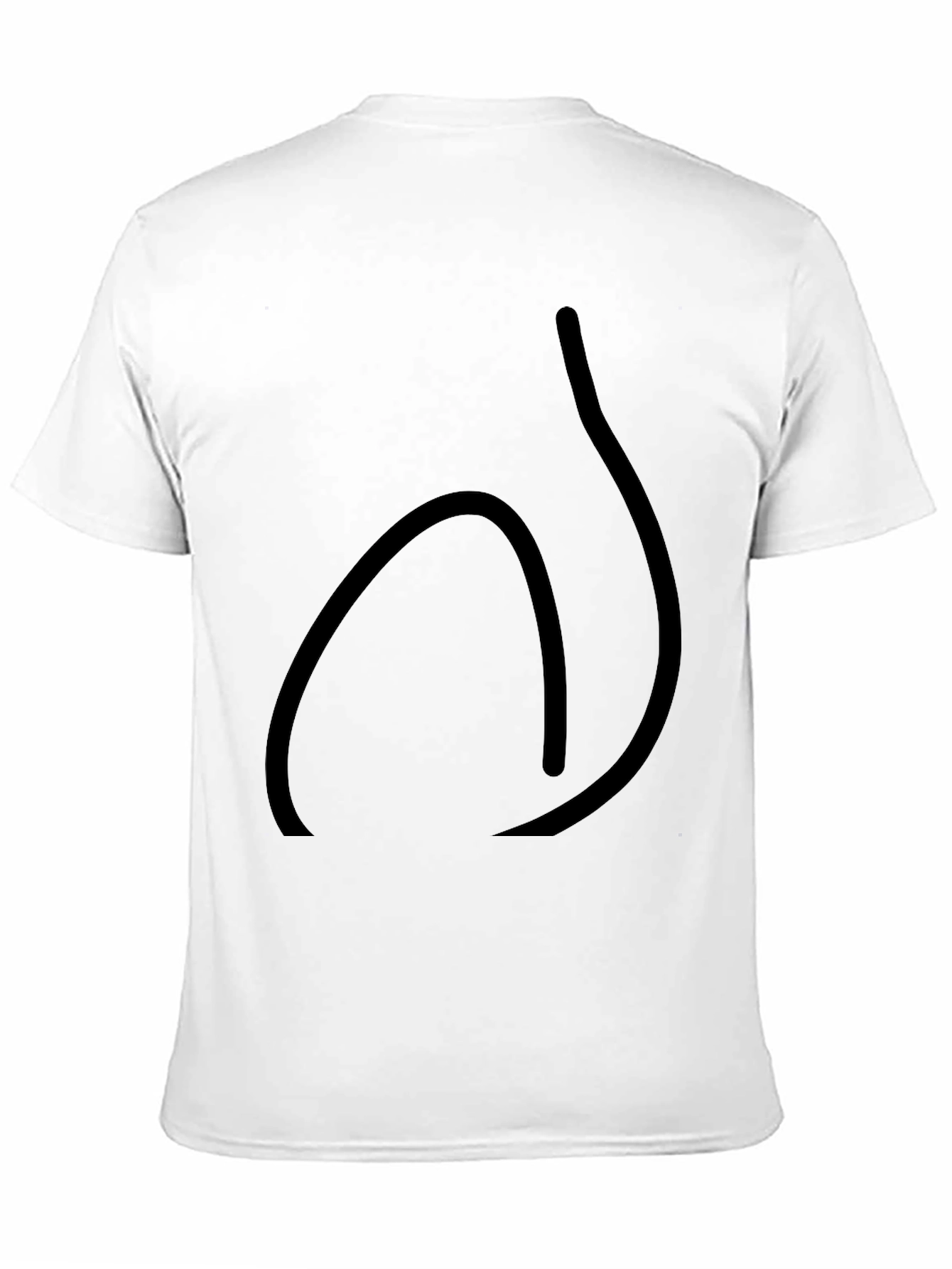 Mens Black Graphic Tee - Casual Style