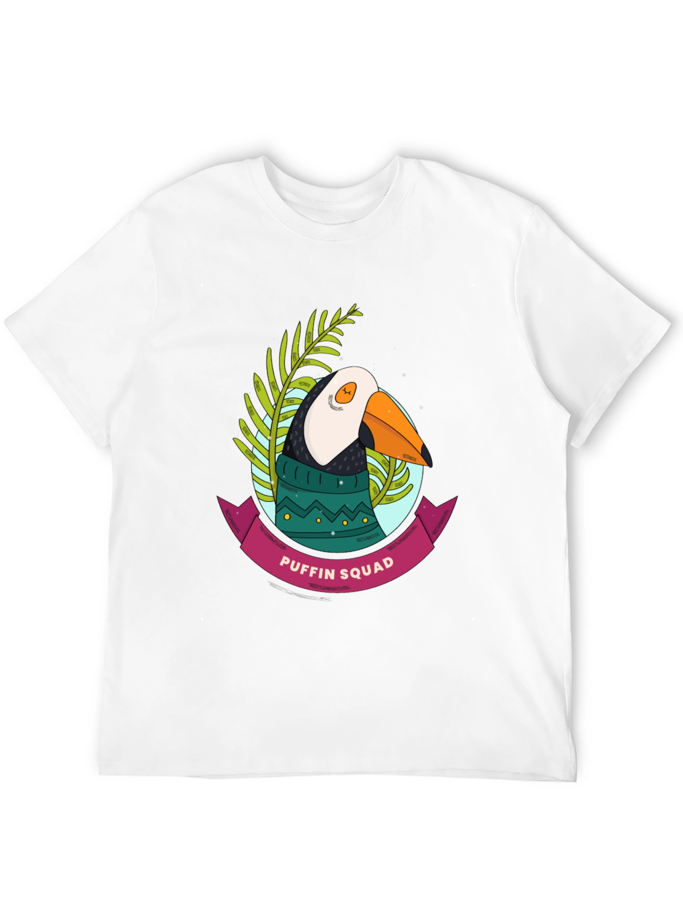 Puffin Squad Graphic Tee - Novelty Bird T-Shirt