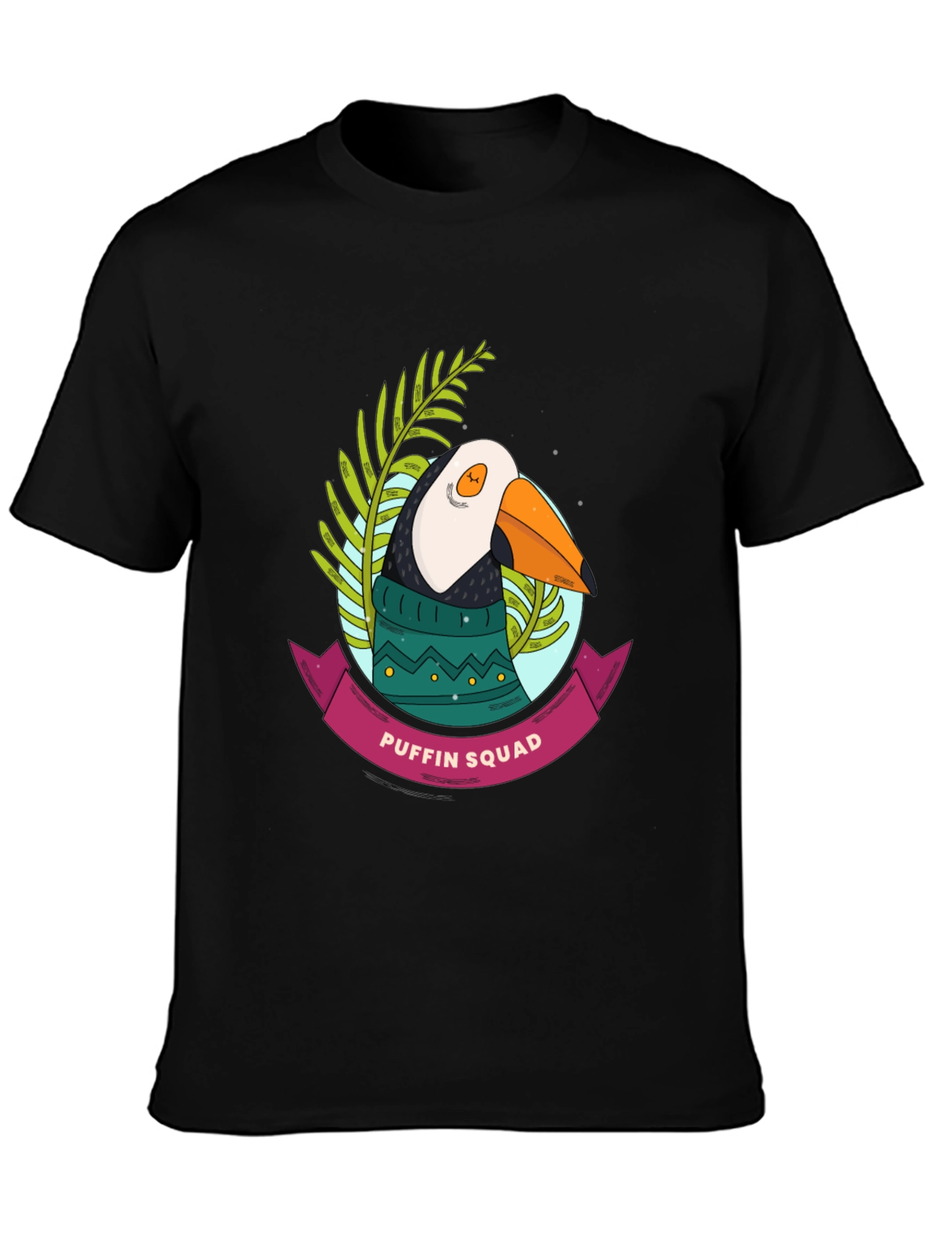 Puffin Squad Graphic Tee - Novelty Bird T-Shirt