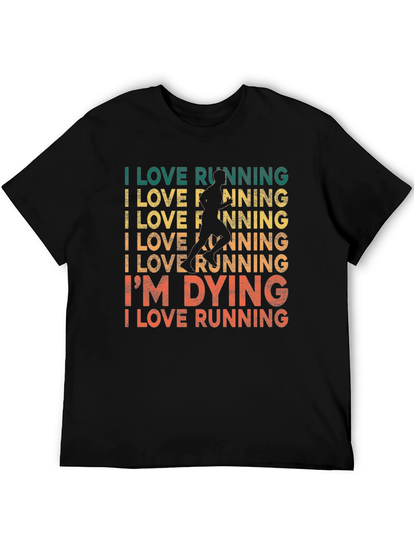 I Love Running T-Shirt - Funny Runners Tee